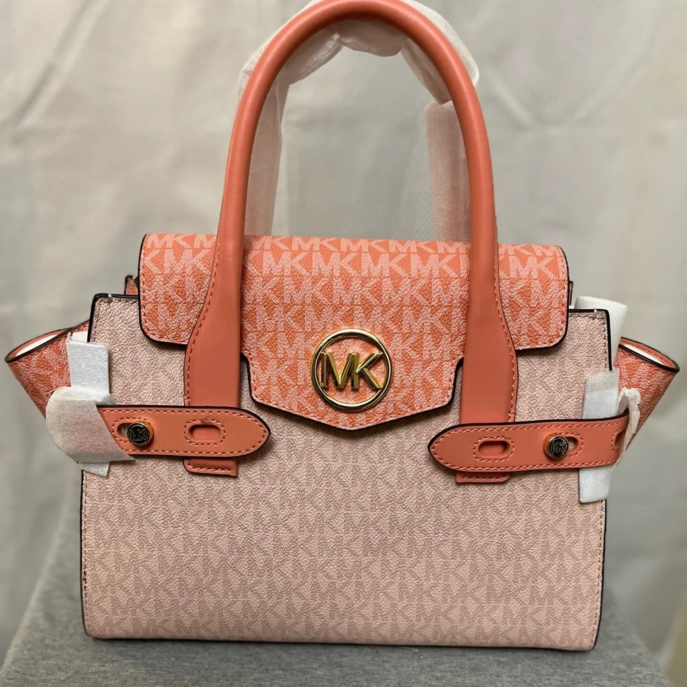 🆕. Michael Kors Pink Handbag with handle and strap New